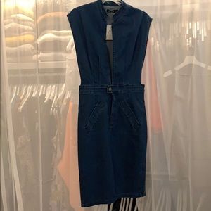 Denim dress